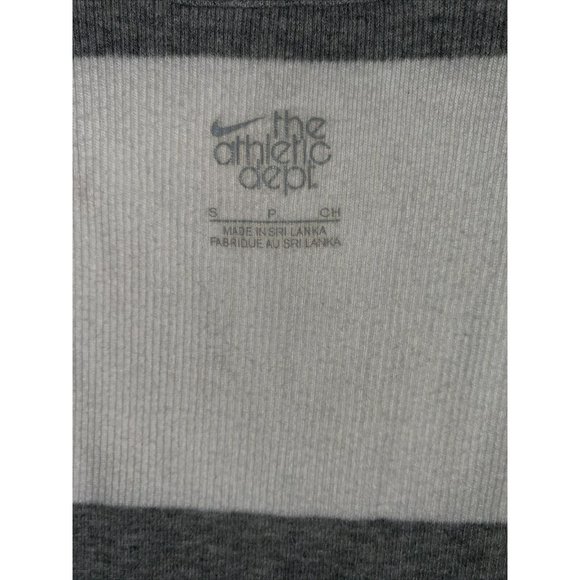 COPY - Nike The Athletic Dept. Tank Top Small Gray White Wide Striped Embroider… - Picture 5 of 10
